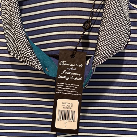 NWT: Greyson Clothiers - Sciotto Performance Golf Polo - Picture 2 of 3
